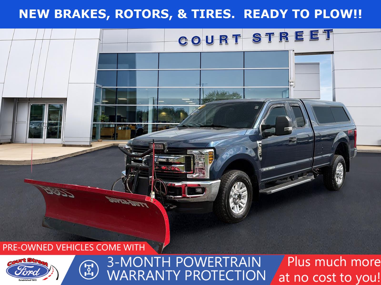 Blue Jeans 2019 Ford F-250 Super Duty Pickup Truck Four-Wheel Drive 6-Speed Automatic