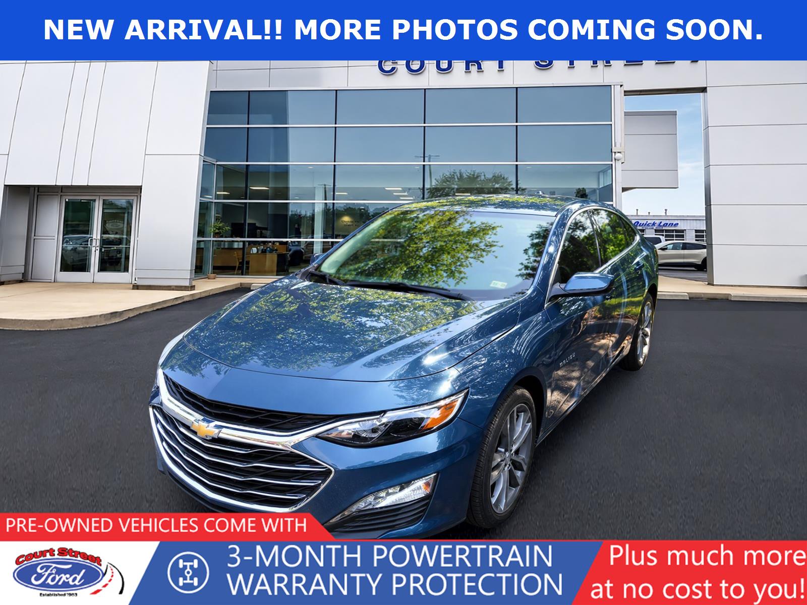 Lakeshore Blue Metallic 2025 Chevrolet Malibu Sedan Front-Wheel Drive Continuously Variable Transmission