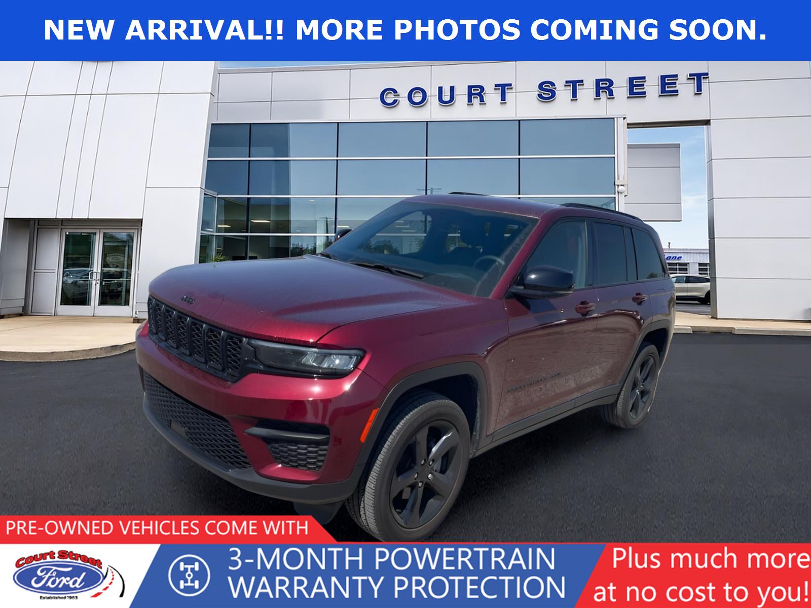 Velvet Red Pearlcoat 2024 Jeep Grand Cherokee SUV / Crossover Four-Wheel Drive 8-Speed Automatic