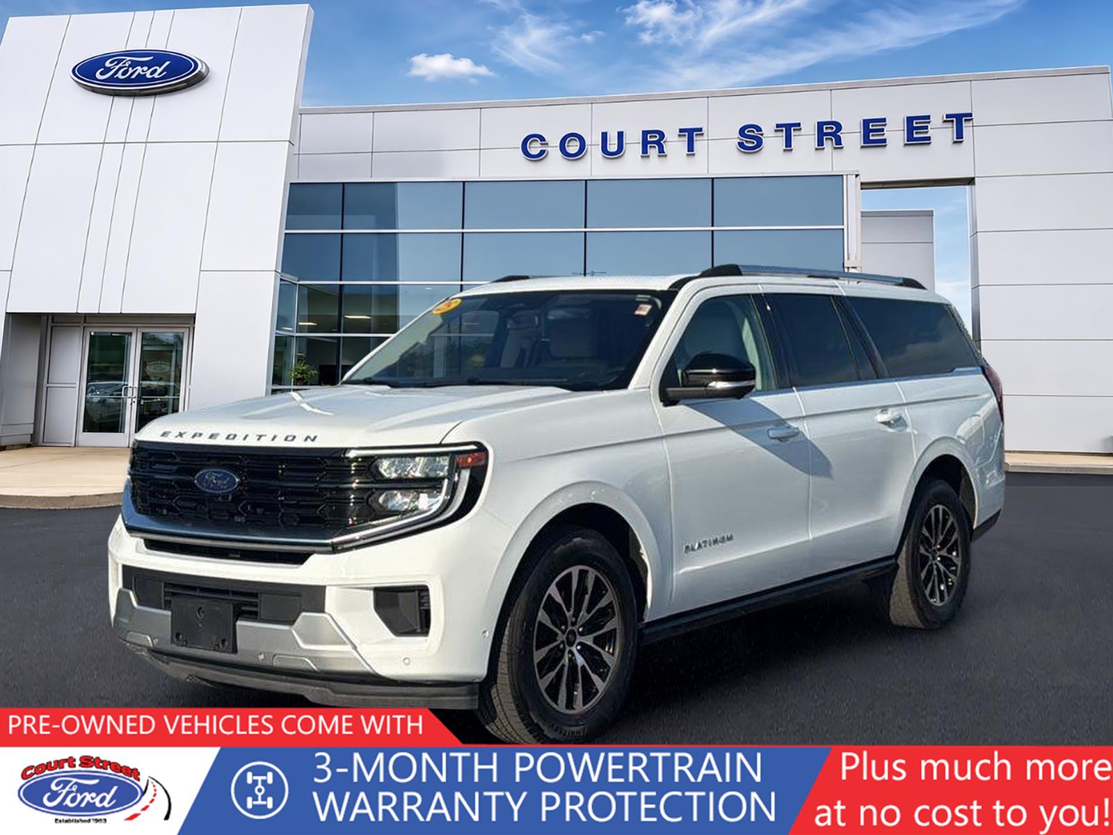 Oxford White 2025 Ford Expedition SUV / Crossover Four-Wheel Drive Automatic