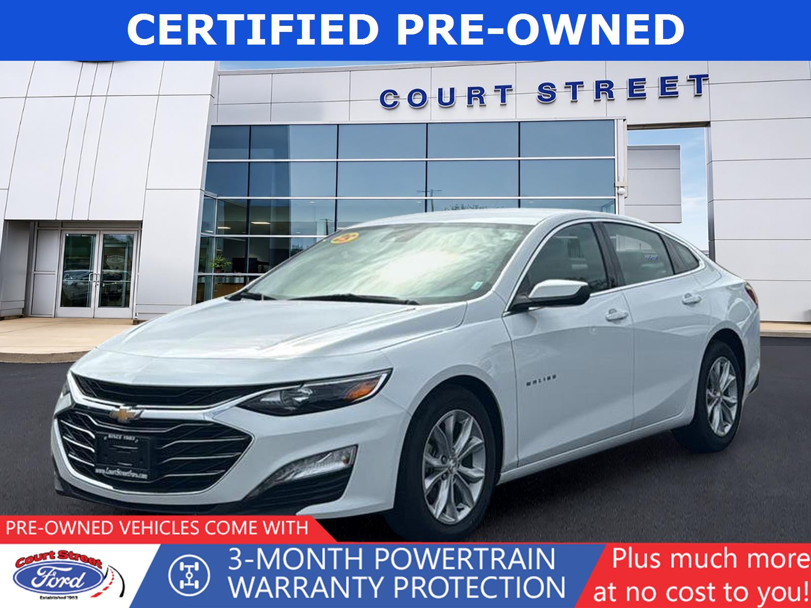 Summit White 2025 Chevrolet Malibu Sedan Front-Wheel Drive Continuously Variable Transmission