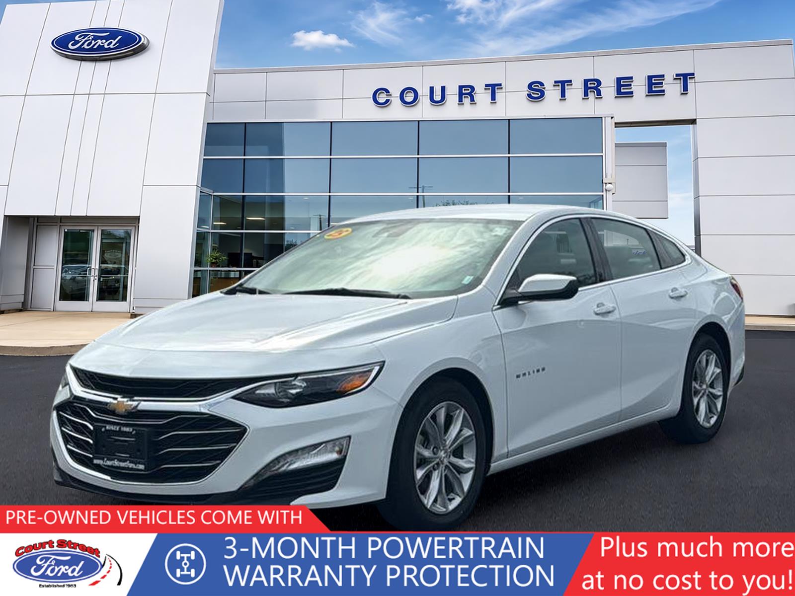 Summit White 2025 Chevrolet Malibu Sedan Front-Wheel Drive Continuously Variable Transmission