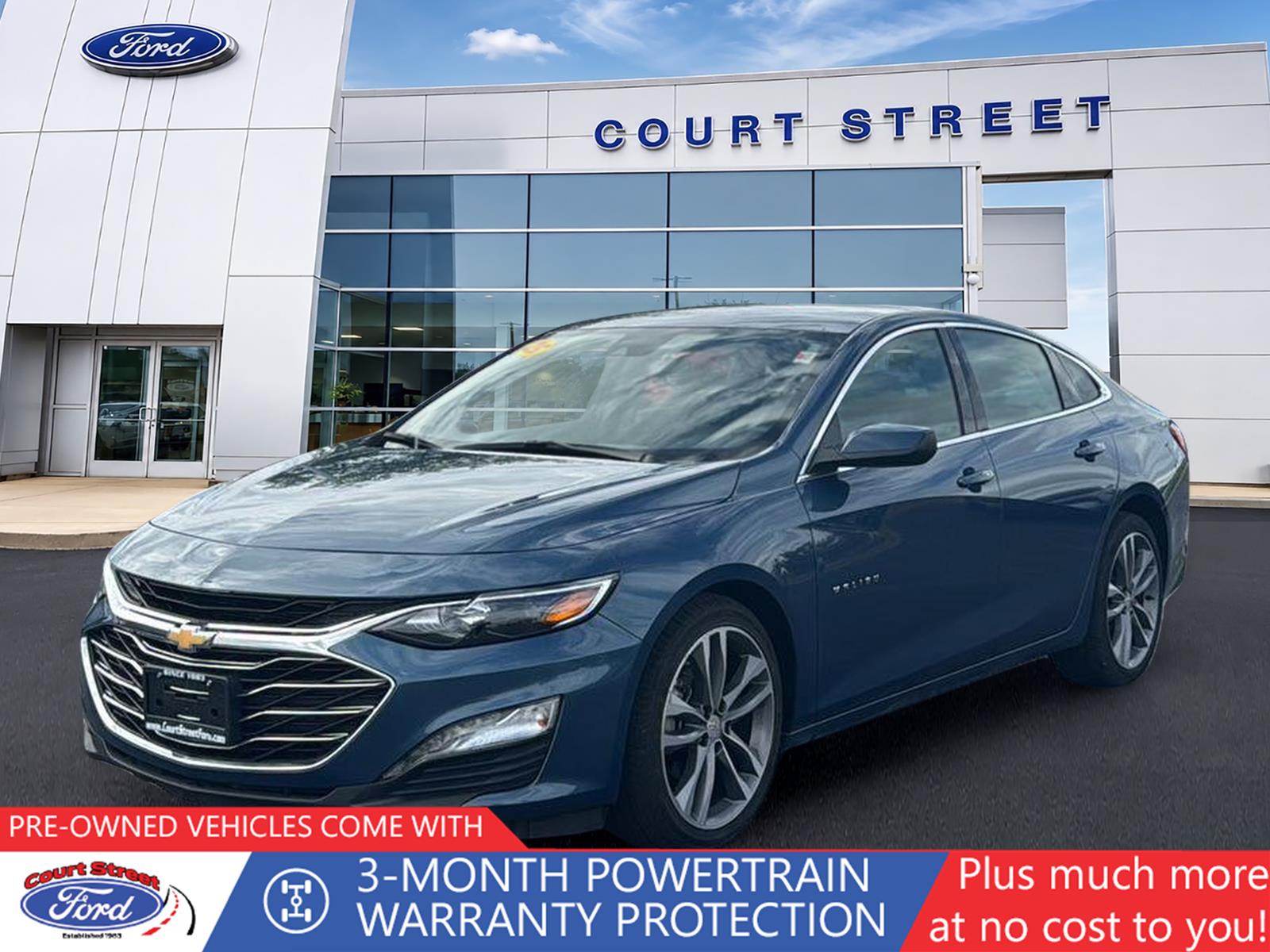 Lakeshore Blue Metallic 2025 Chevrolet Malibu Sedan Front-Wheel Drive Continuously Variable Transmission