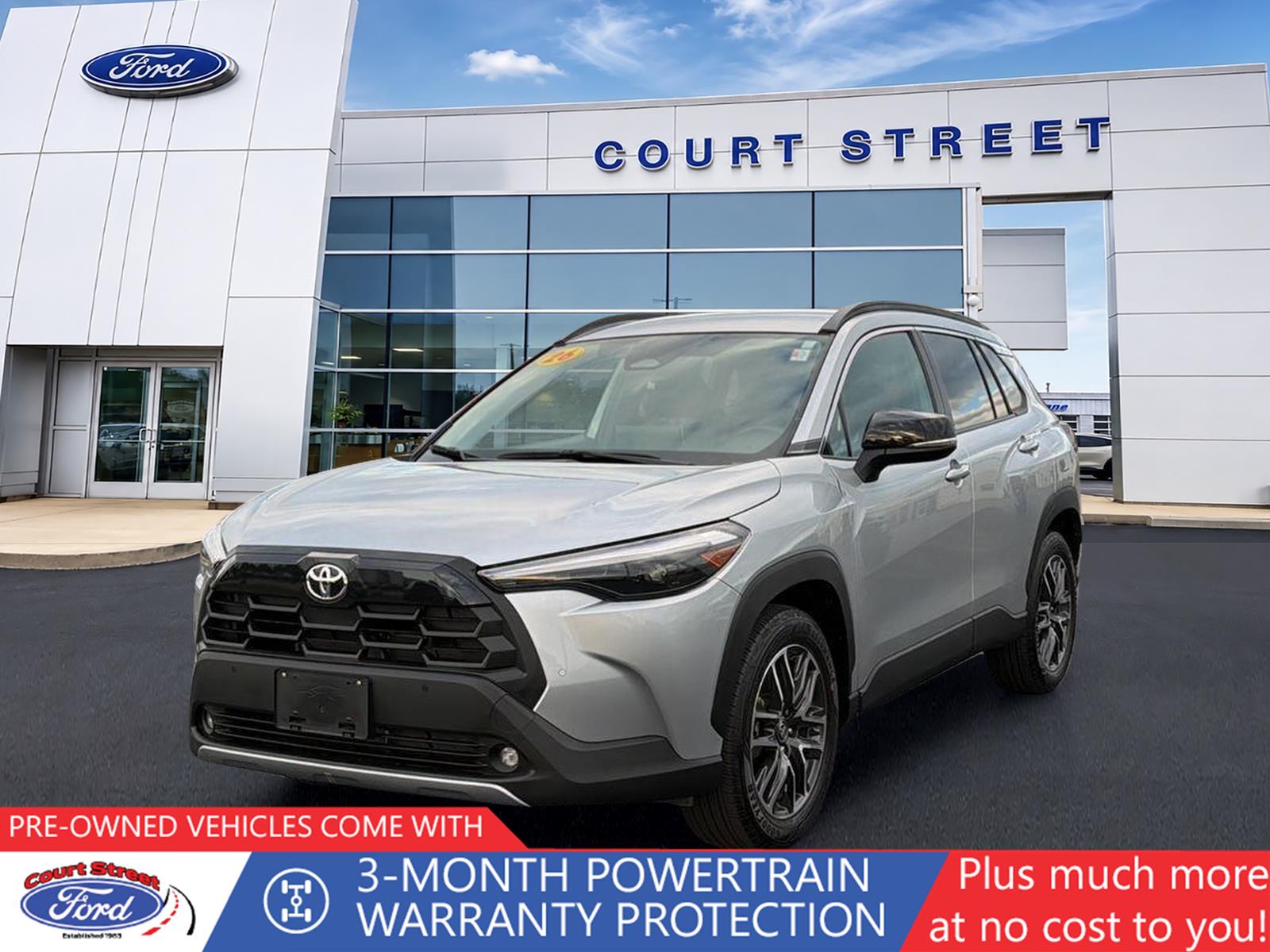 Sonic Silver 2026 Toyota Corolla Cross SUV / Crossover Front-Wheel Drive Continuously Variable Transmission