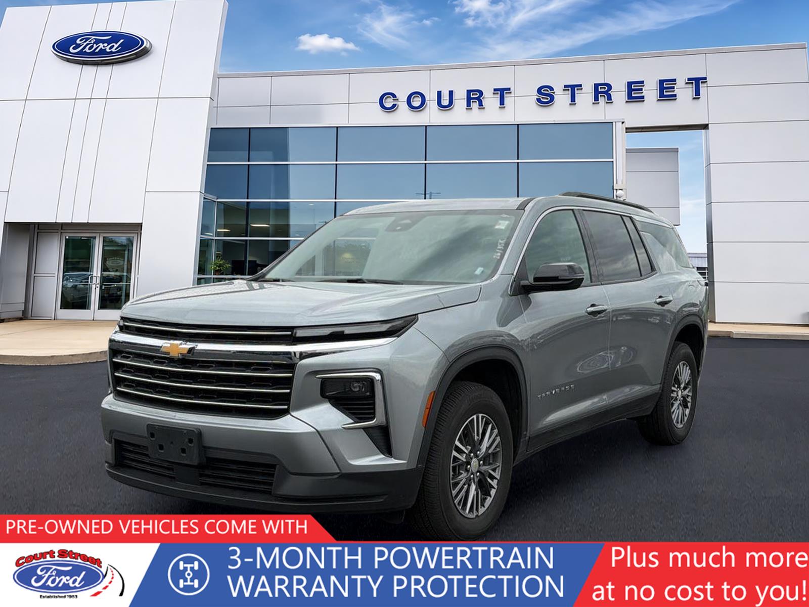 Sterling Gray Metallic 2026 Chevrolet Traverse SUV / Crossover Four-Wheel Drive 8-Speed Automatic