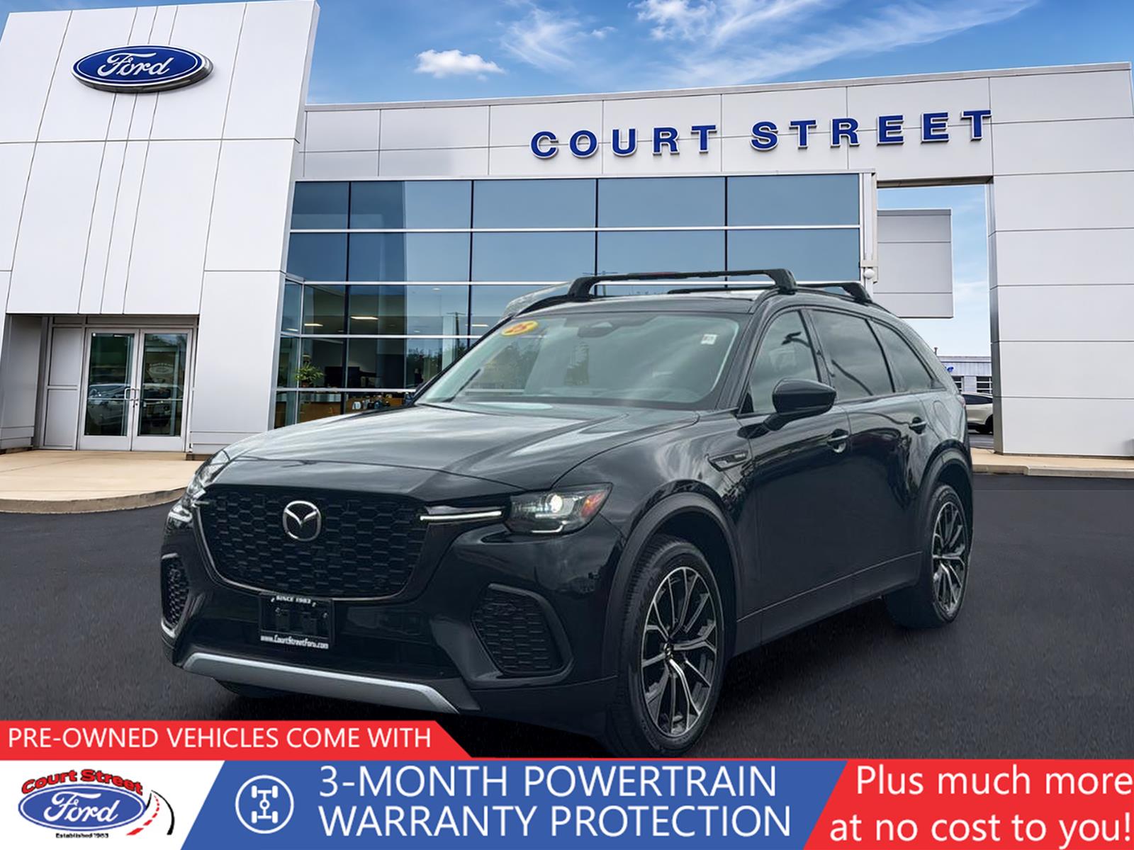 Jet Black Mica 2025 Mazda CX-70 SUV / Crossover All-Wheel Drive Automatic