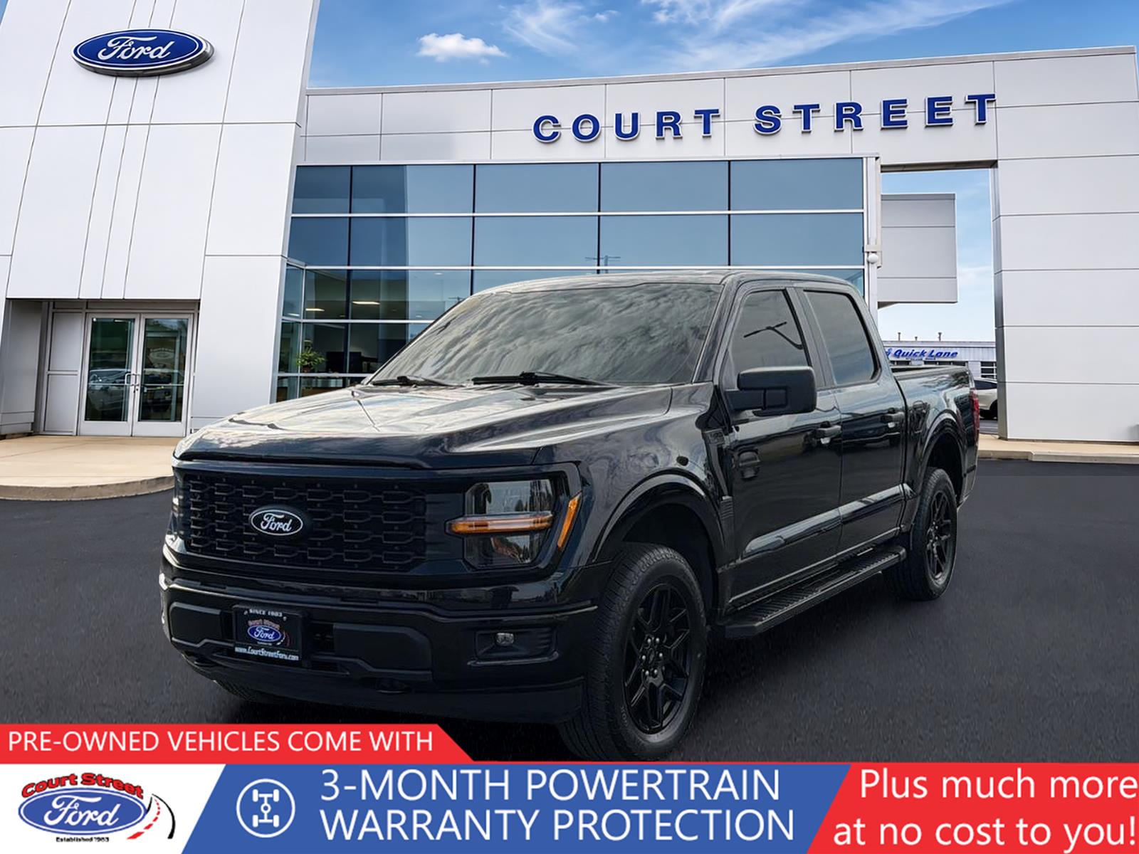Agate Black 2024 Ford F-150 Pickup Truck Four-Wheel Drive Automatic