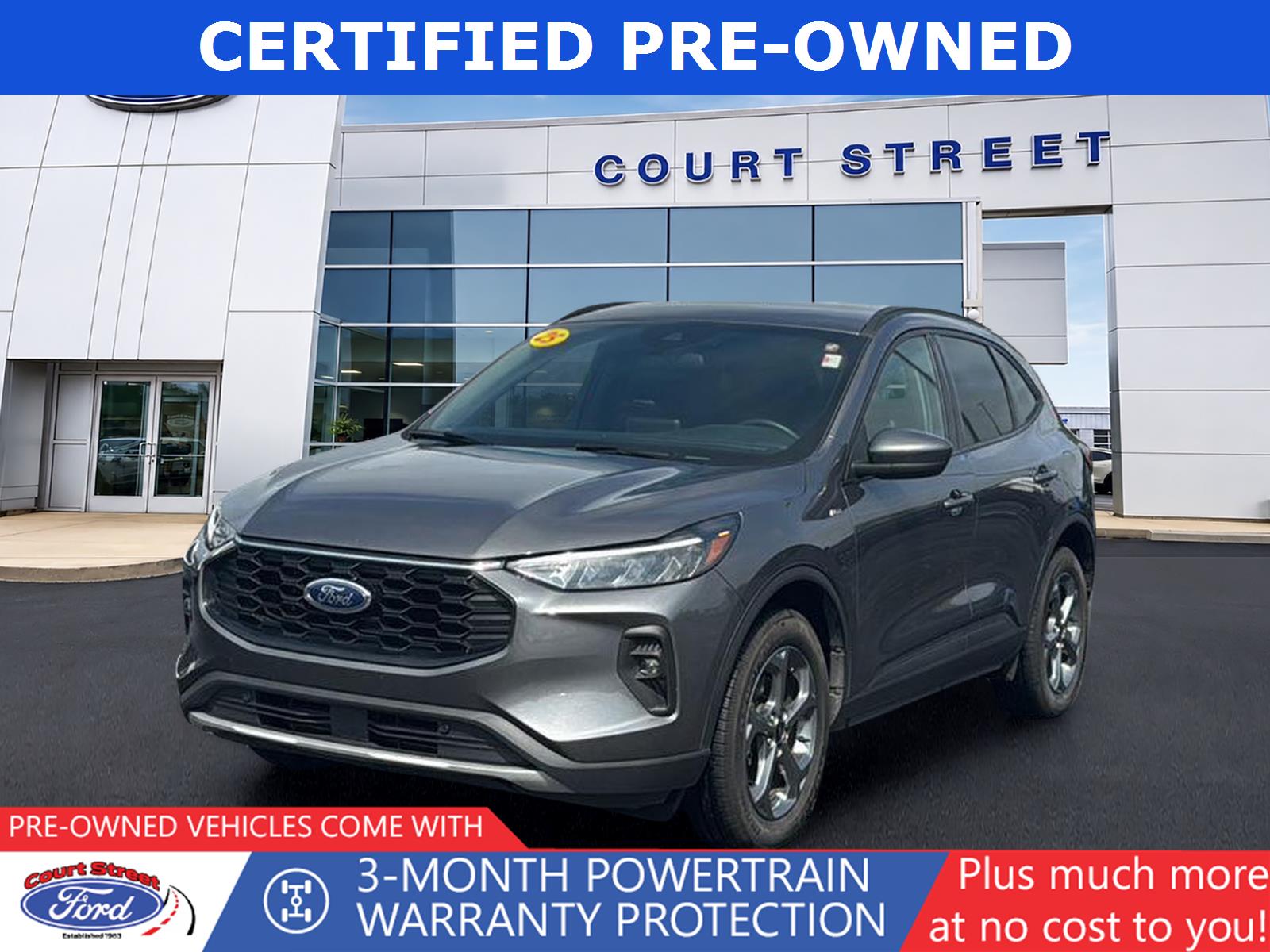 Carbonized Gray 2025 Ford Escape SUV / Crossover All-Wheel Drive 8-Speed Automatic