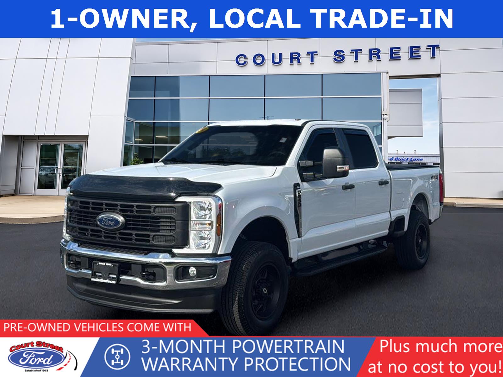 Oxford White 2024 Ford F-250 Super Duty Pickup Truck Four-Wheel Drive Automatic