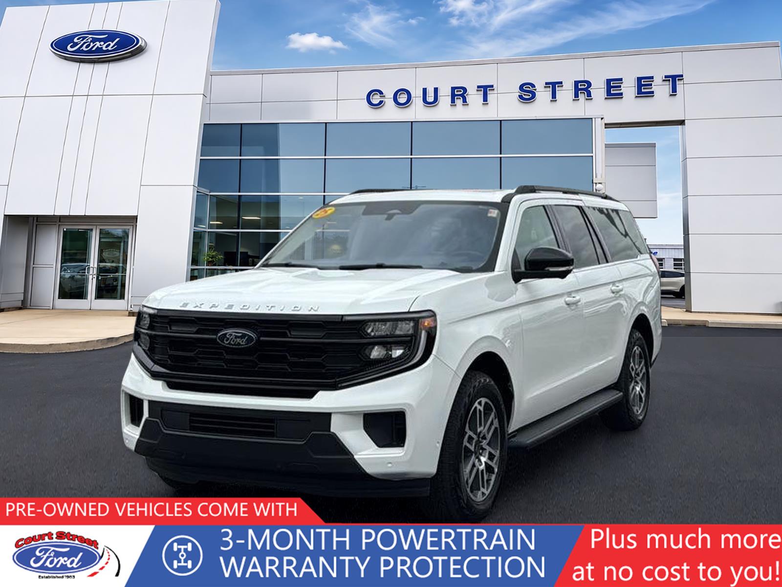 Star White Metallic Tri-Coat 2025 Ford Expedition SUV / Crossover Four-Wheel Drive Automatic