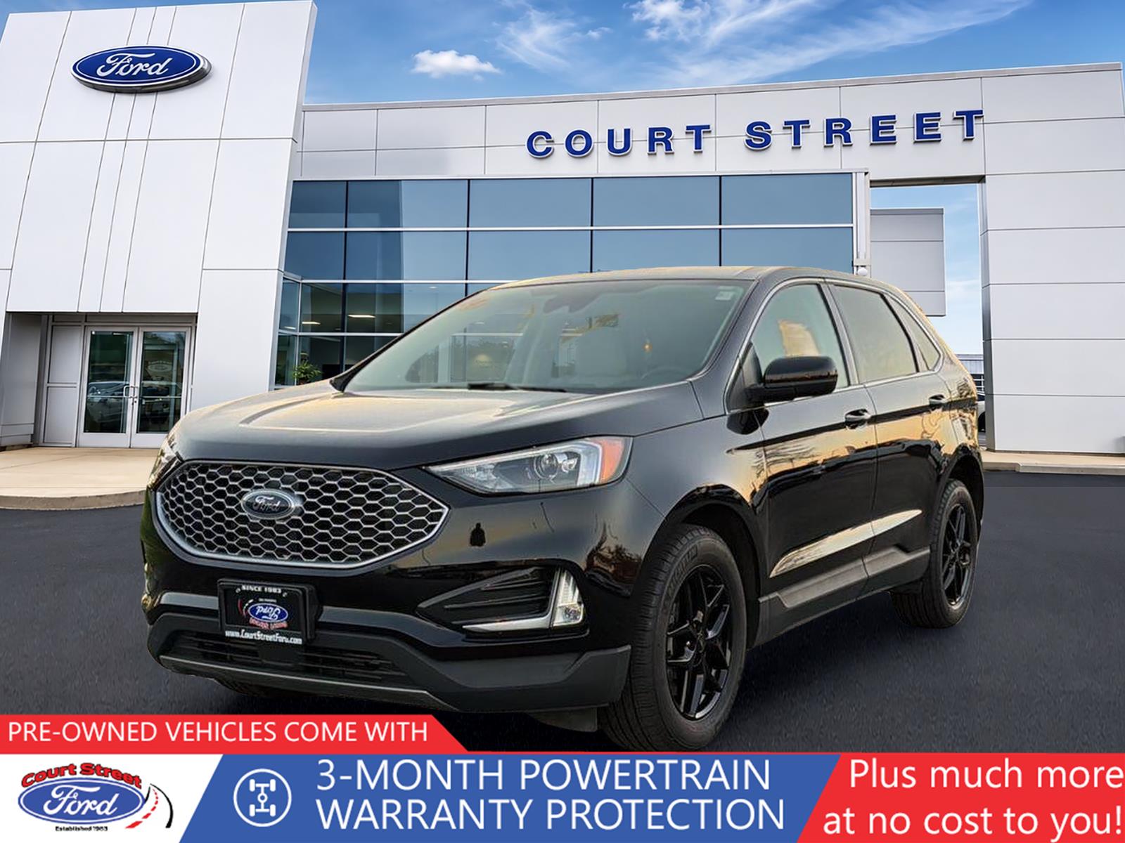 Agate Black 2024 Ford Edge SUV / Crossover All-Wheel Drive 8-Speed Automatic
