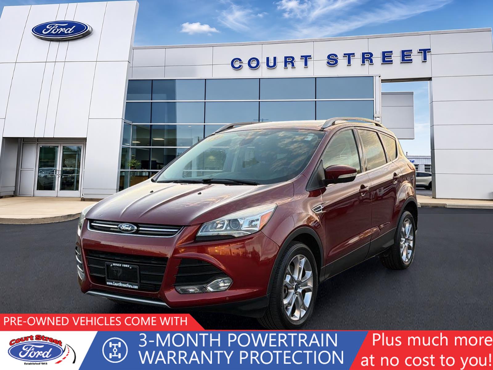 Red (Sunset Metallic) 2014 Ford Escape SUV / Crossover All-Wheel Drive 6-Speed Automatic