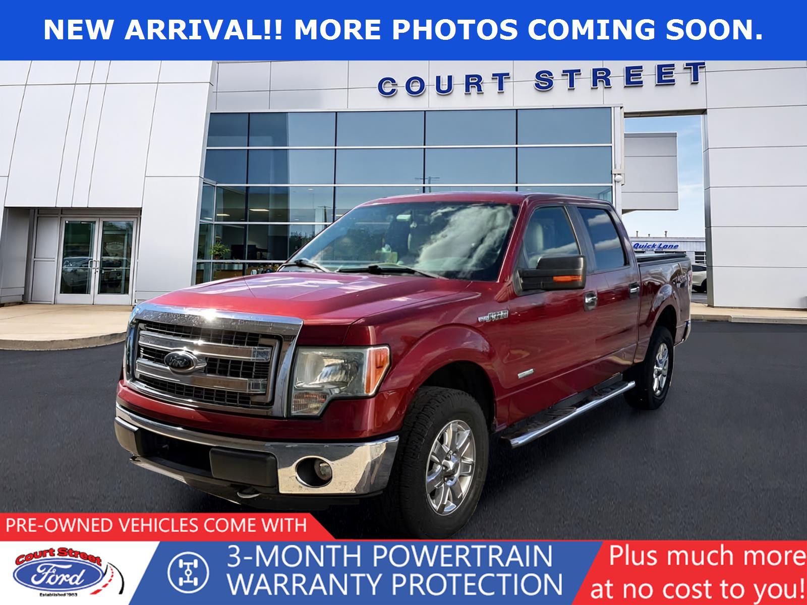 Red (Sunset Metallic) 2014 Ford F-150 Pickup Truck Four-Wheel Drive 6-Speed Automatic