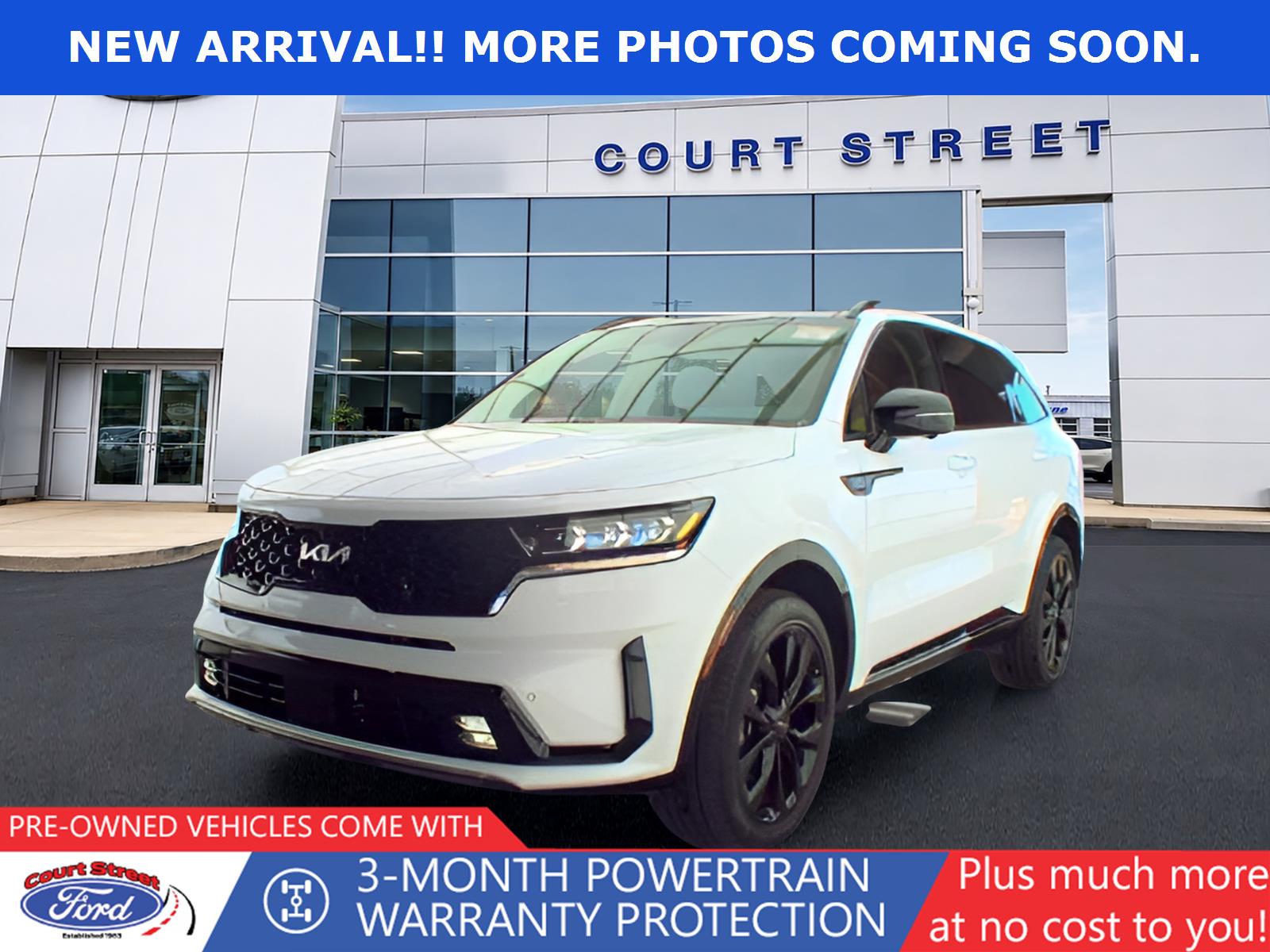 Glacial White Pearl 2023 Kia Sorento SUV / Crossover All-Wheel Drive Automatic