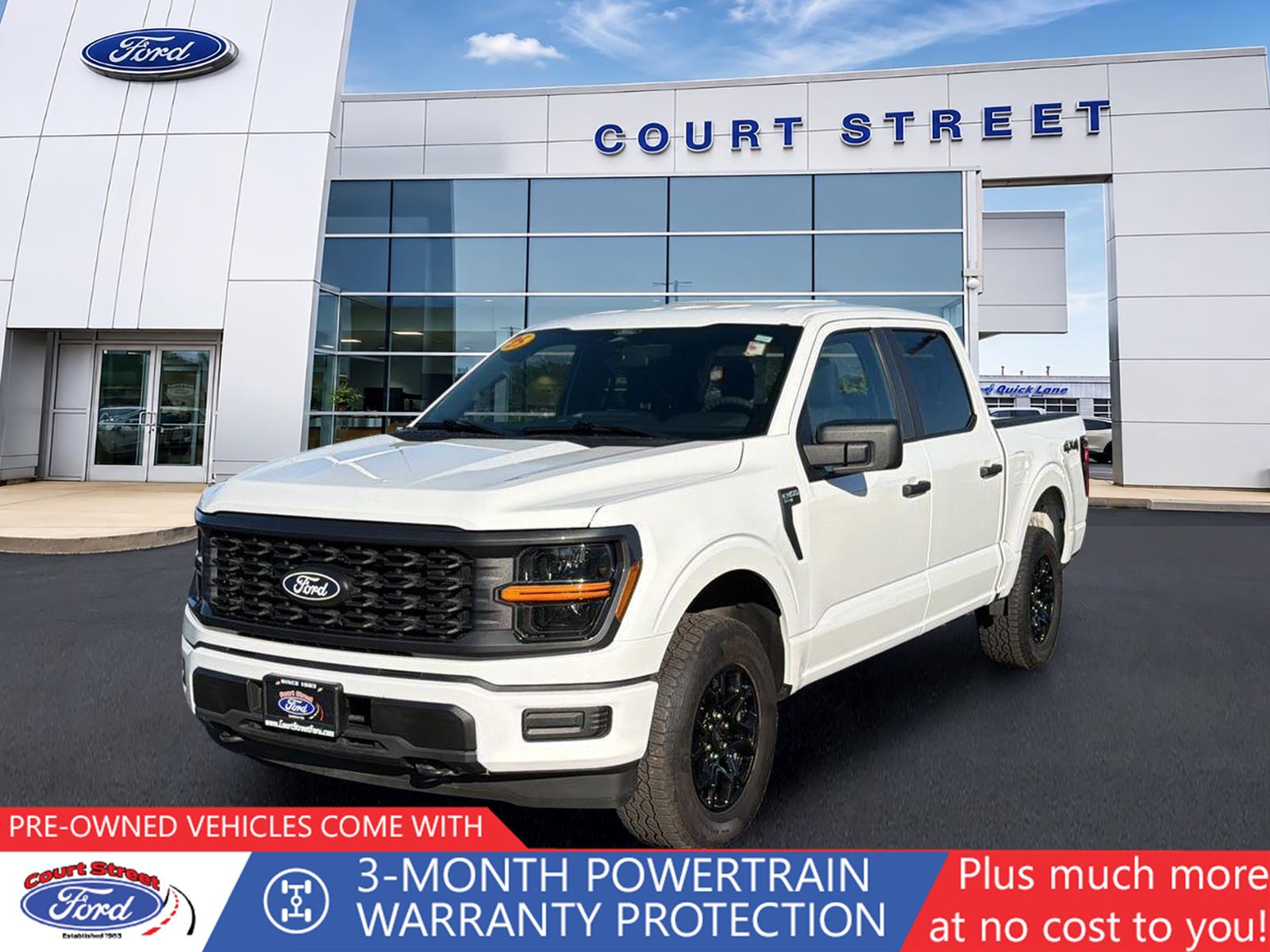 Oxford White 2025 Ford F-150 Pickup Truck Four-Wheel Drive Automatic
