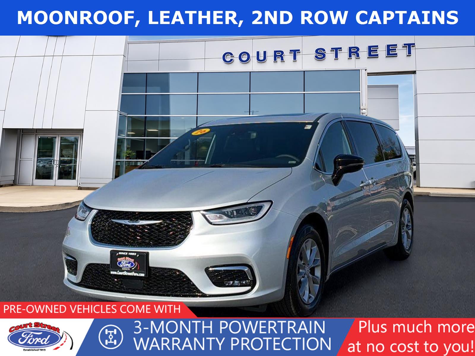 Silver Mist Clearcoat 2026 Chrysler Pacifica Minivan Front-Wheel Drive 9-Speed Automatic