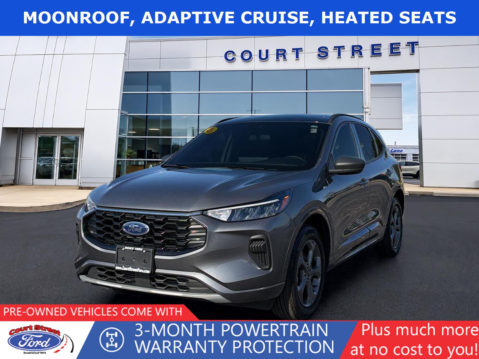 Carbonized Gray 2024 Ford Escape SUV / Crossover All-Wheel Drive 8-Speed Automatic