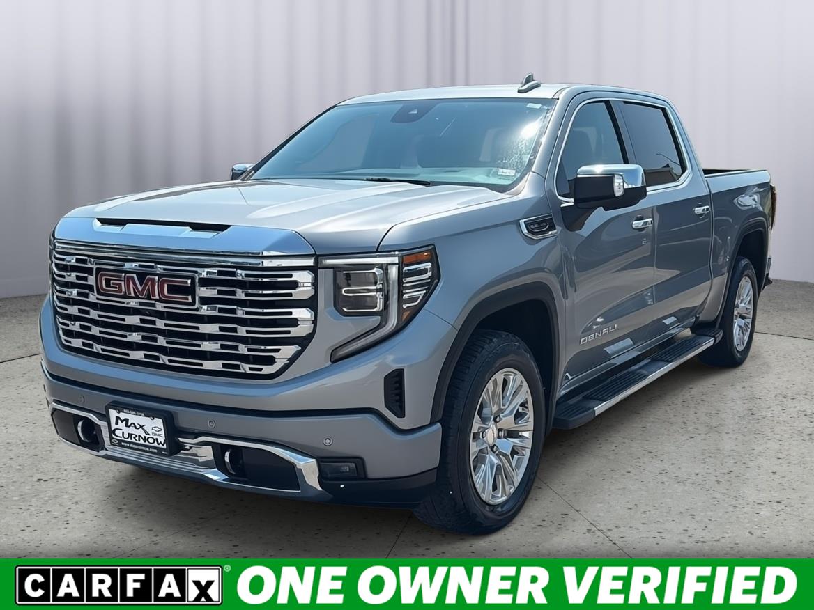 Sterling Metallic 2023 GMC Sierra 1500 Denali Crew Cab 4WD Pickup Truck Four-Wheel Drive Automatic