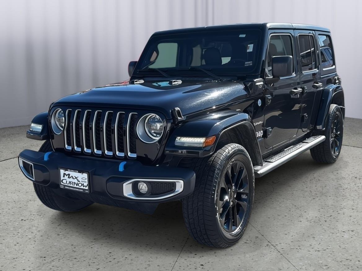 Black Clearcoat 2023 Jeep Wrangler 4xe Sahara 4WD SUV / Crossover Four-Wheel Drive 8-Speed Automatic