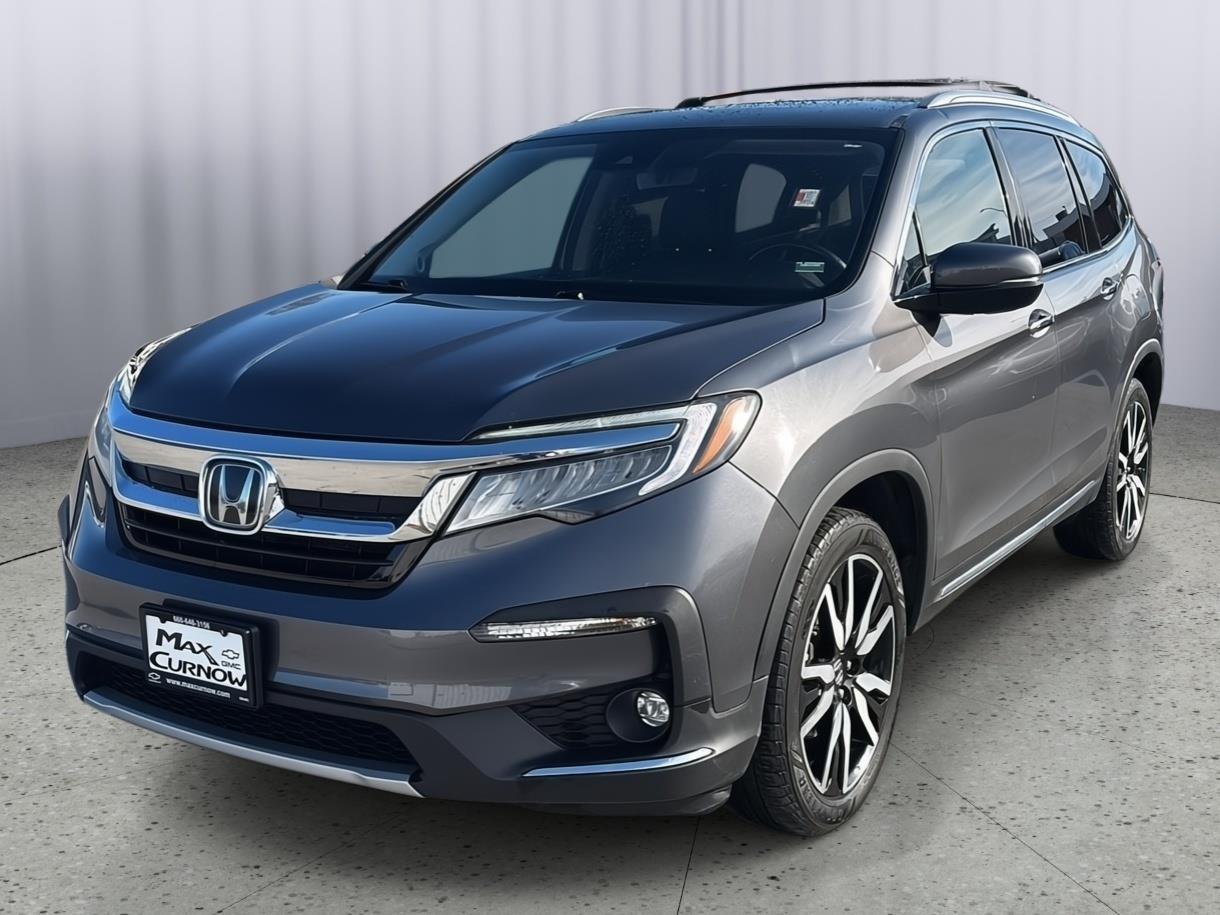 Gray 2021 Honda Pilot Touring AWD with Rear Captains Chairs SUV / Crossover All-Wheel Drive