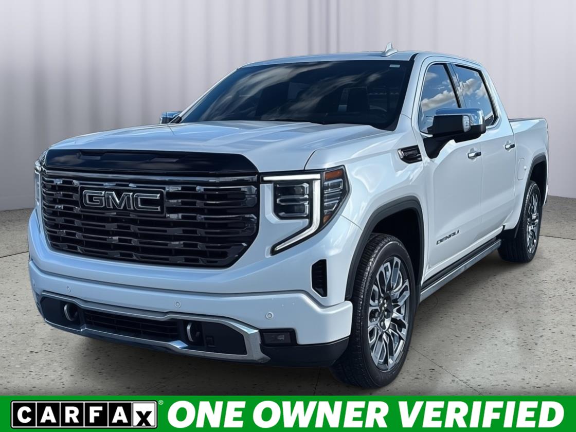 White Frost Tricoat 2025 GMC Sierra 1500 Pickup Truck Four-Wheel Drive Automatic