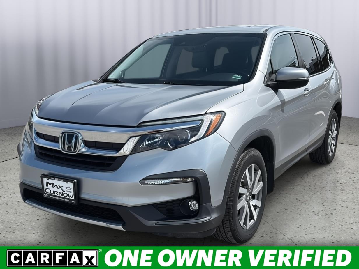 Lunar Silver Metallic 2021 Honda Pilot EX-L AWD SUV / Crossover All-Wheel Drive 9-Speed Automatic