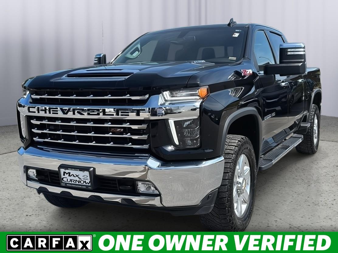 Black 2021 Chevrolet Silverado 2500HD LTZ Crew Cab 4WD Pickup Truck Four-Wheel Drive Automatic