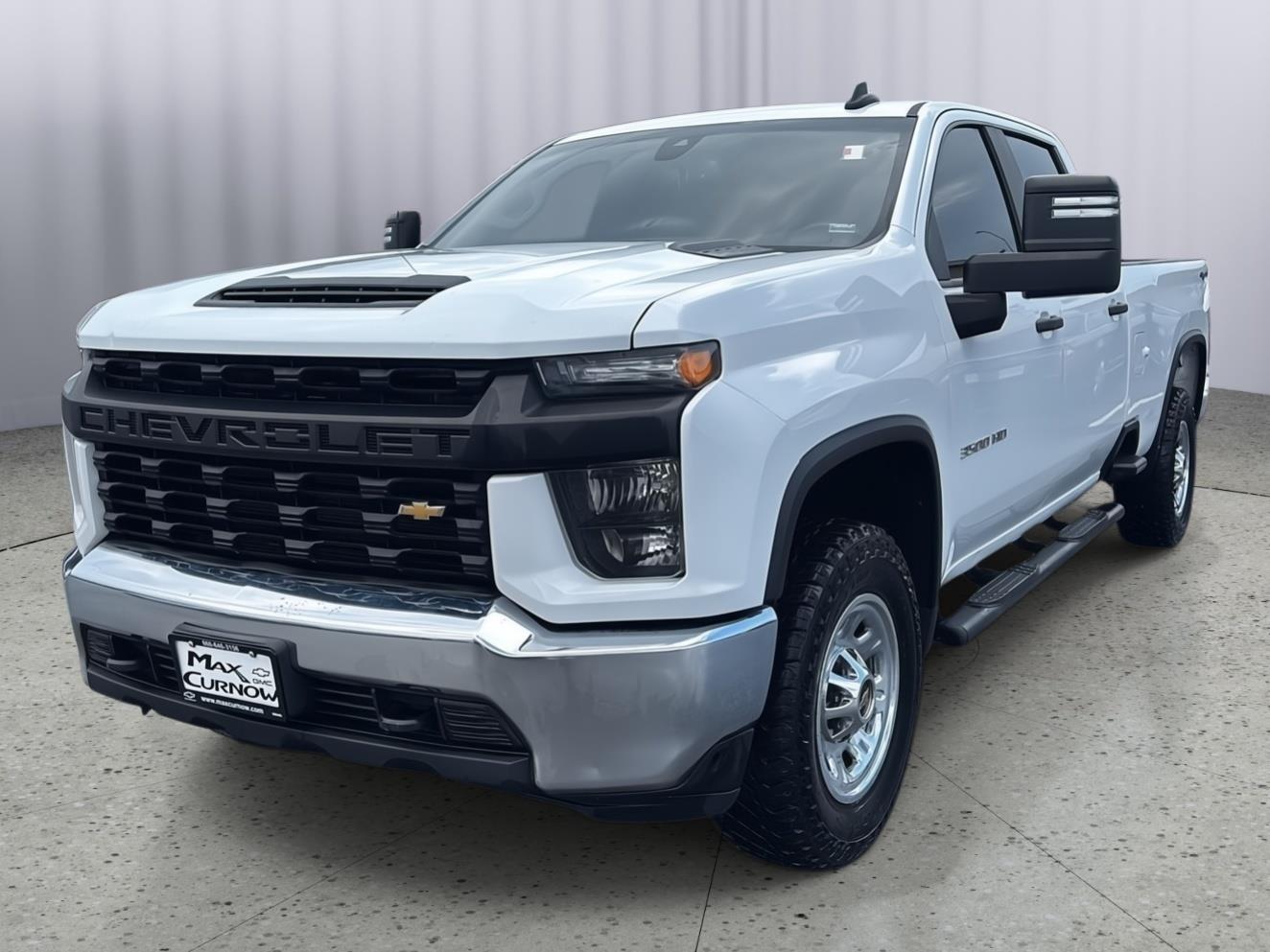 Summit White 2022 Chevrolet Silverado 3500HD Work Truck Crew Cab 4WD Pickup Truck Four-Wheel Drive 6-Speed Automatic