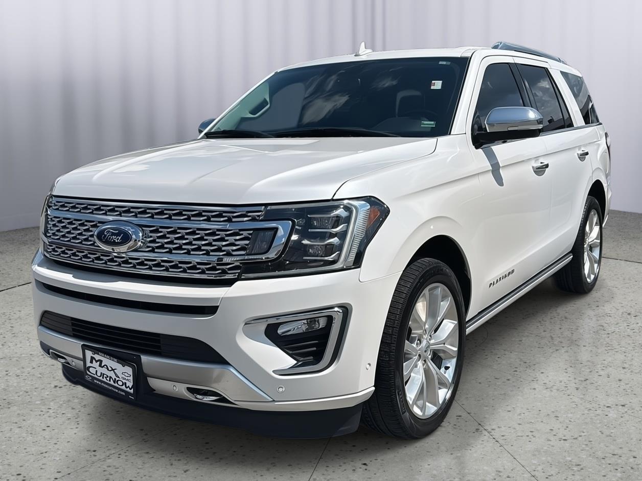 White Platinum Metallic Tri-Coat 2019 Ford Expedition SUV / Crossover Four-Wheel Drive Automatic