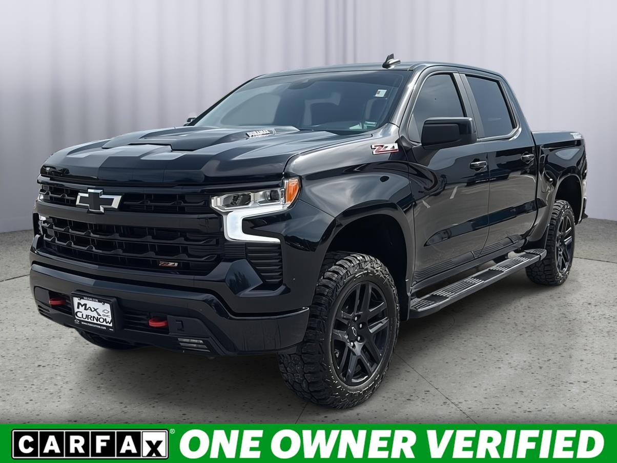 Black 2025 Chevrolet Silverado 1500 Pickup Truck Four-Wheel Drive Automatic