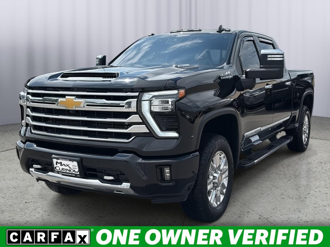 Black 2024 Chevrolet Silverado 2500HD Pickup Truck Four-Wheel Drive Automatic