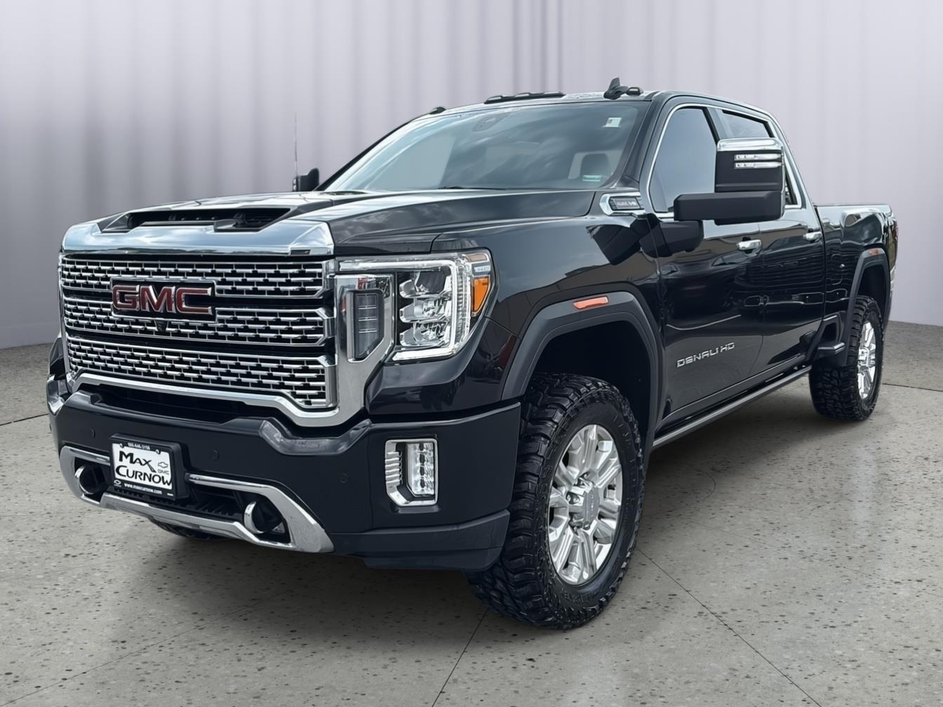 Black (Ebony Twilight Metallic) 2023 GMC Sierra 2500HD Pickup Truck Four-Wheel Drive 6-Speed Automatic