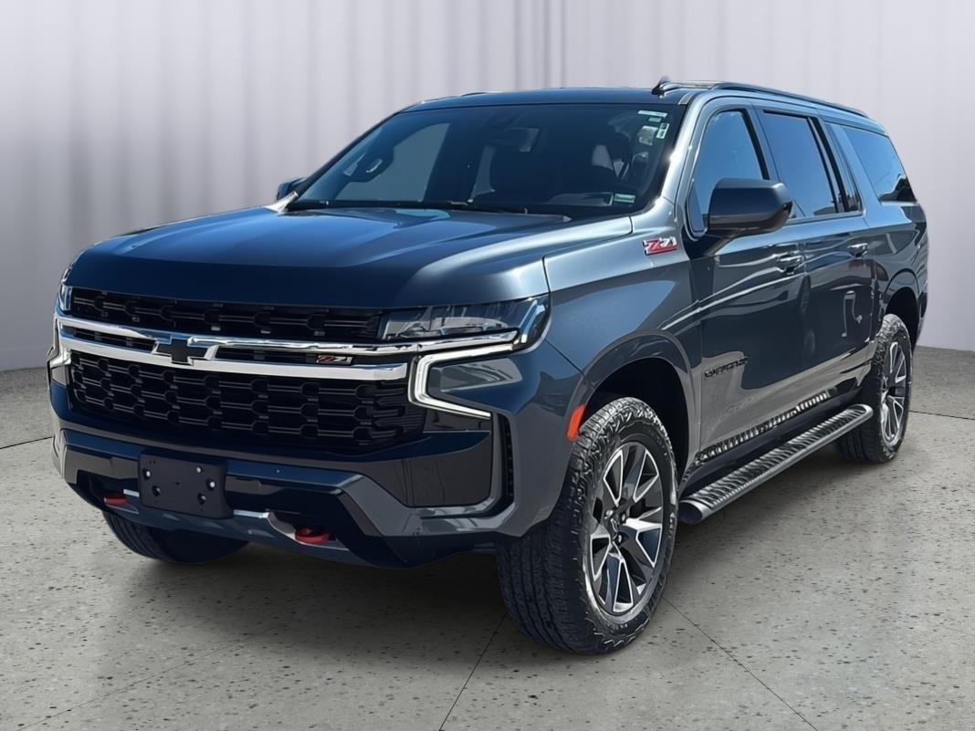 Midnight Blue Metallic 2021 Chevrolet Suburban SUV / Crossover Four-Wheel Drive Automatic