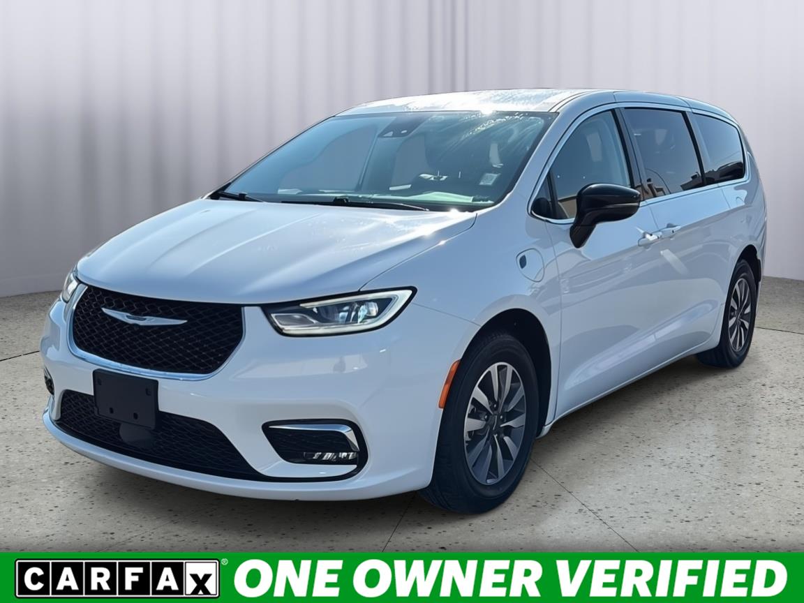 Bright White Clearcoat 2024 Chrysler Pacifica Hybrid Minivan Front-Wheel Drive Automatic