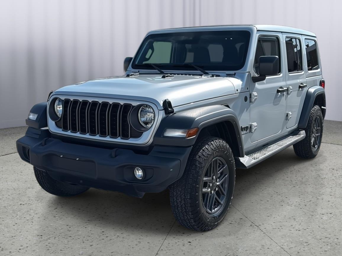 Silver Zynith Clearcoat 2024 Jeep Wrangler SUV / Crossover Four-Wheel Drive 8-Speed Automatic