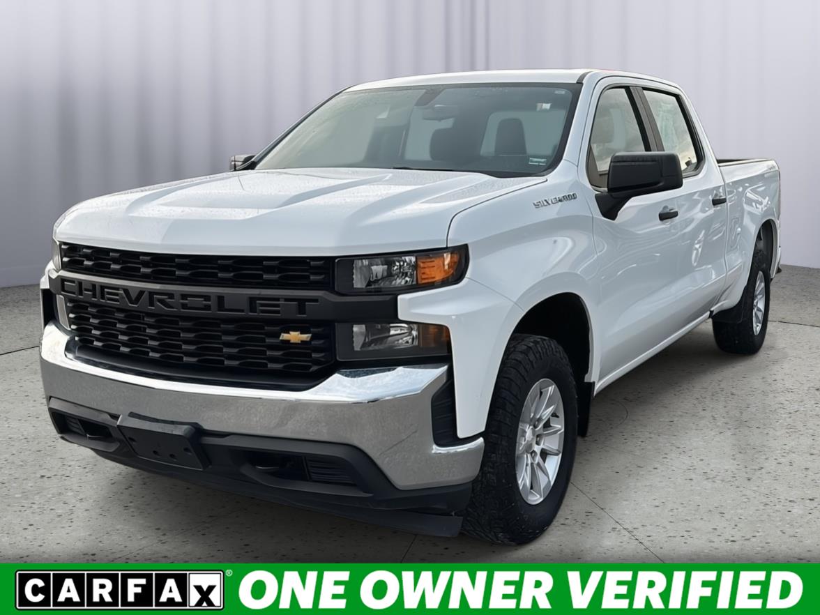 Summit White 2019 Chevrolet Silverado 1500 Pickup Truck Four-Wheel Drive 6-Speed Automatic
