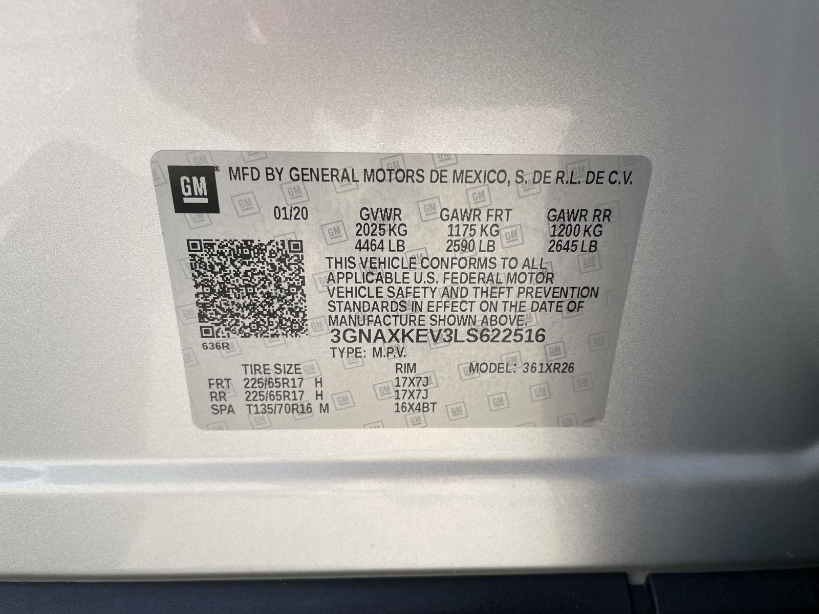 Used 2020 Chevrolet Equinox LT SUV for sale in Lincoln NE