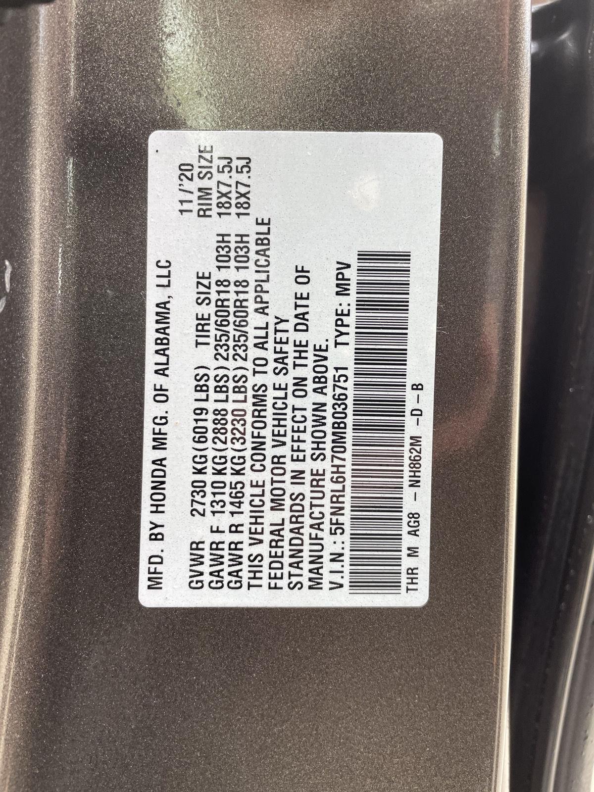 Used 2021 Honda Odyssey EX-L Minivans for sale in Lincoln NE
