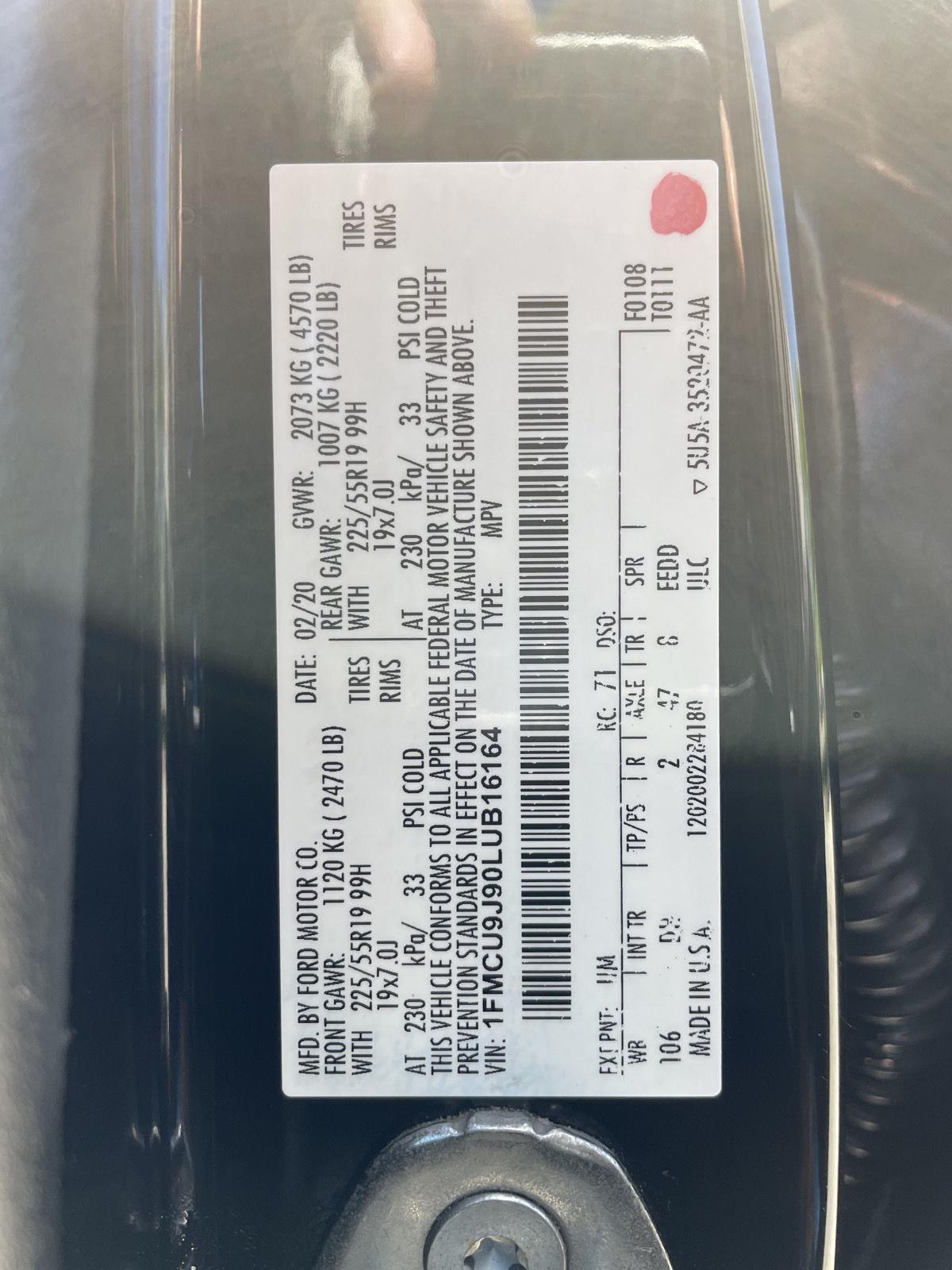 Used 2020 Ford Escape Titanium SUV for sale in Lincoln NE