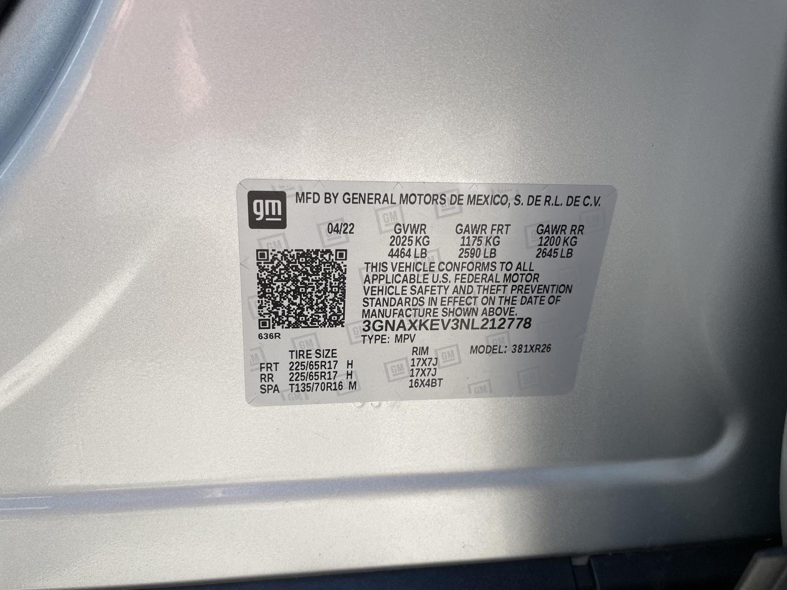 Used 2022 Chevrolet Equinox LT SUV for sale in Lincoln NE