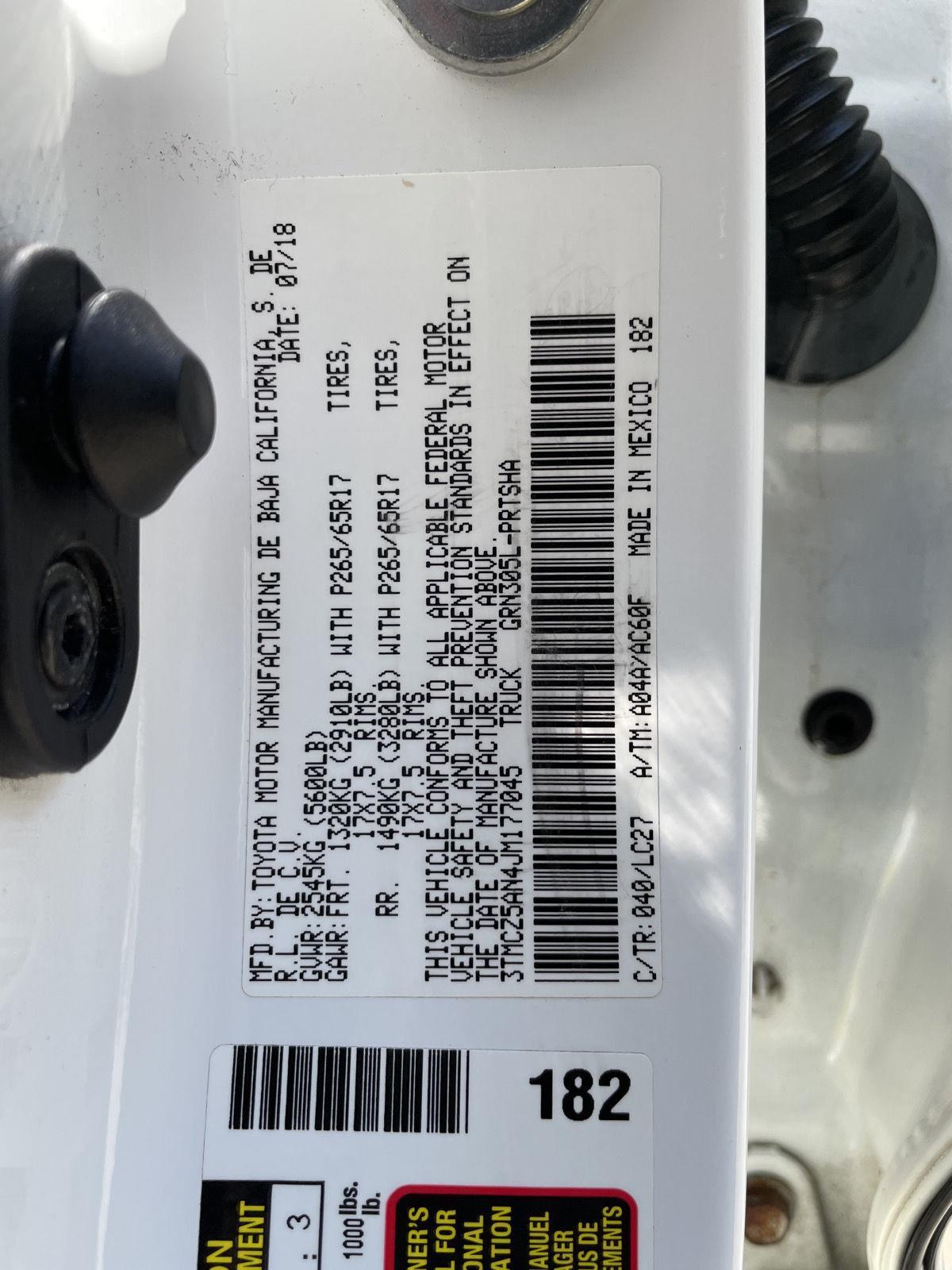 Used 2018 Toyota Tacoma TRD Sport Double Cab Truck for sale in Lincoln NE