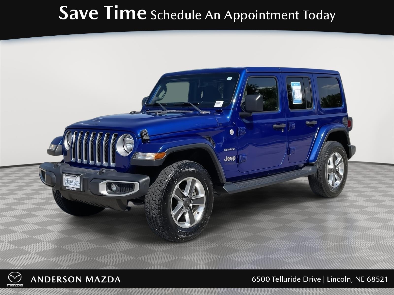 Used 2020 Jeep Wrangler Unlimited Sahara SUV for sale in Lincoln NE