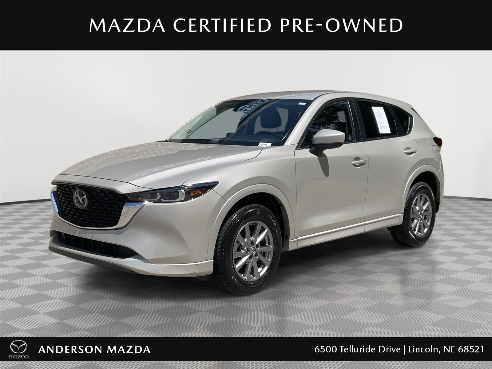 Gray (Platinum Quartz Metallic) 2024 Mazda CX-5 2.5 S Select AWD SUV / Crossover All-Wheel Drive Automatic