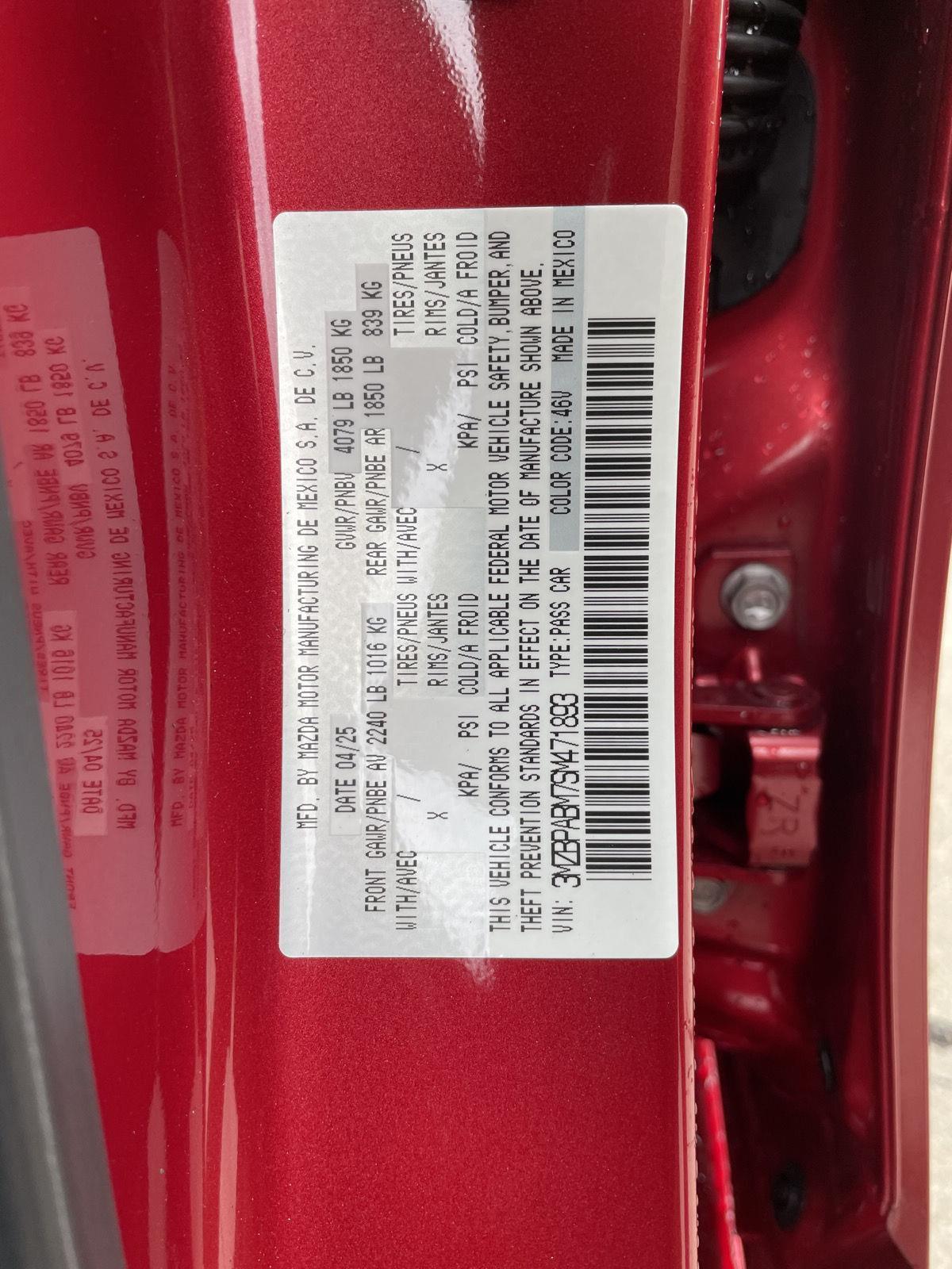 New 2025 Mazda Mazda3 Sedan for sale in Lincoln NE