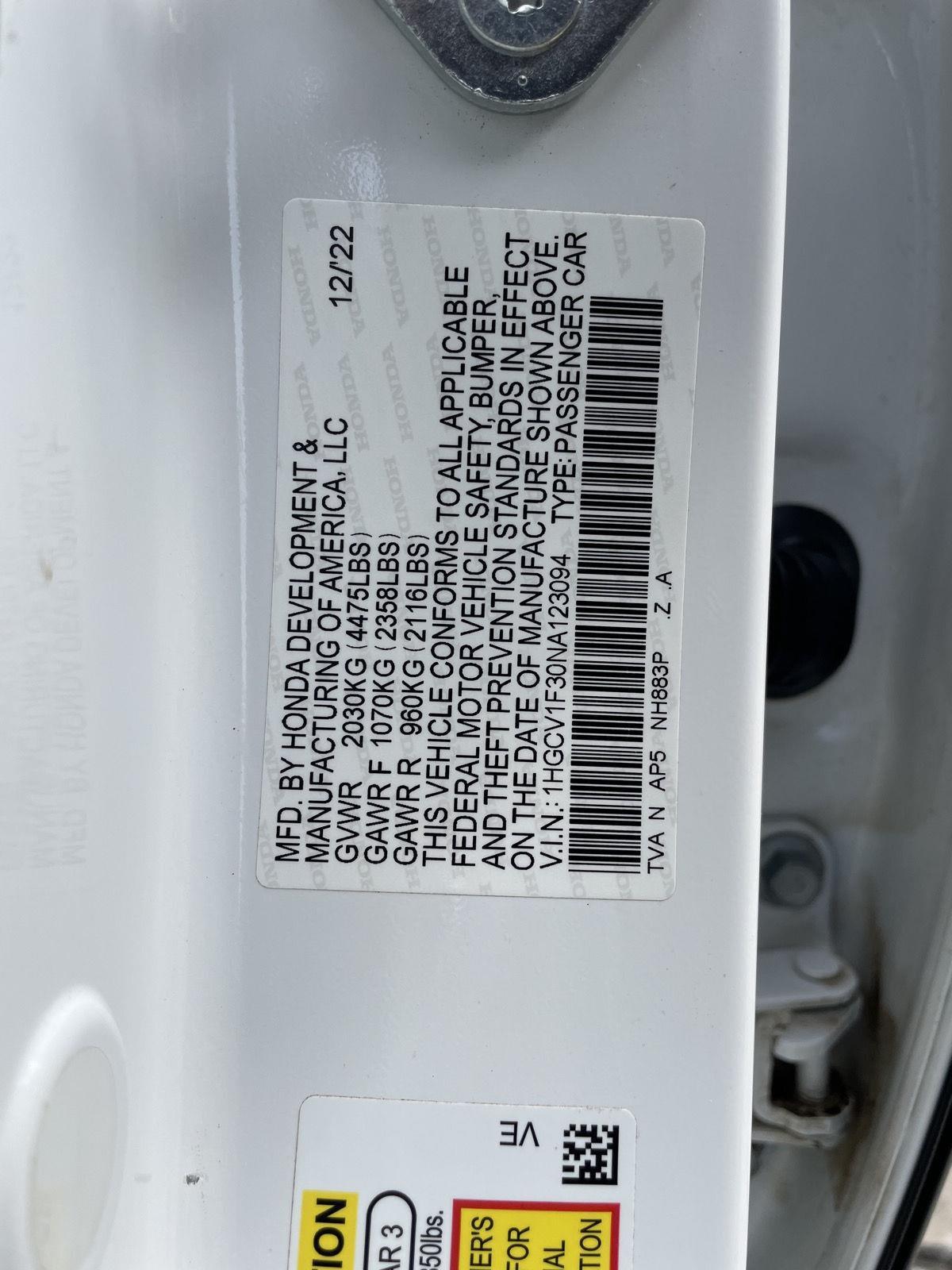 Used 2022 Honda Accord Sedan for sale in Lincoln NE