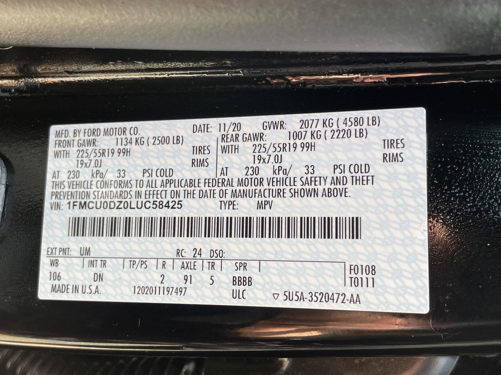 Used 2020 Ford Escape for sale in Lincoln NE
