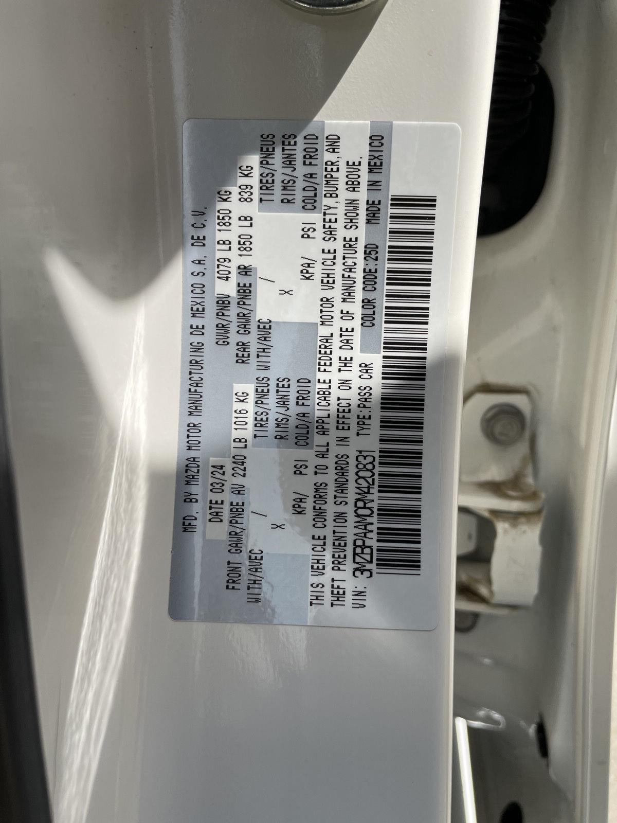 Used 2024 Mazda Mazda3 Sedan for sale in Lincoln NE