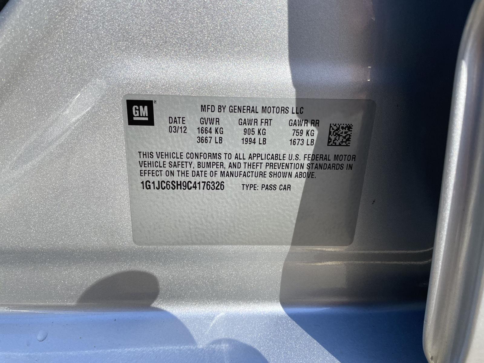 Used 2012 Chevrolet Sonic for sale in Lincoln NE