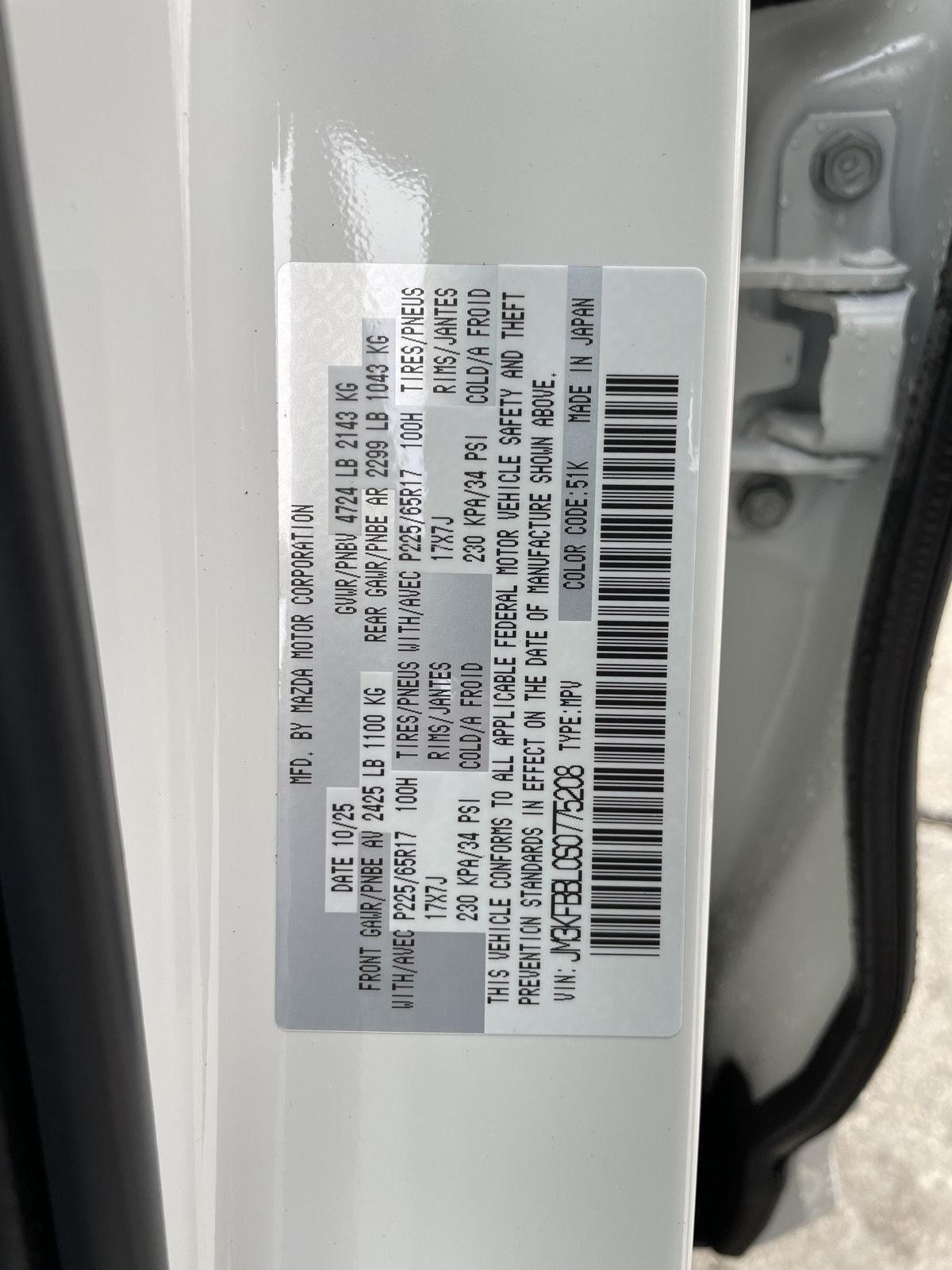 New 2025 Mazda CX-5 2.5 S Select Package SUV/Crossover for sale in Lincoln NE