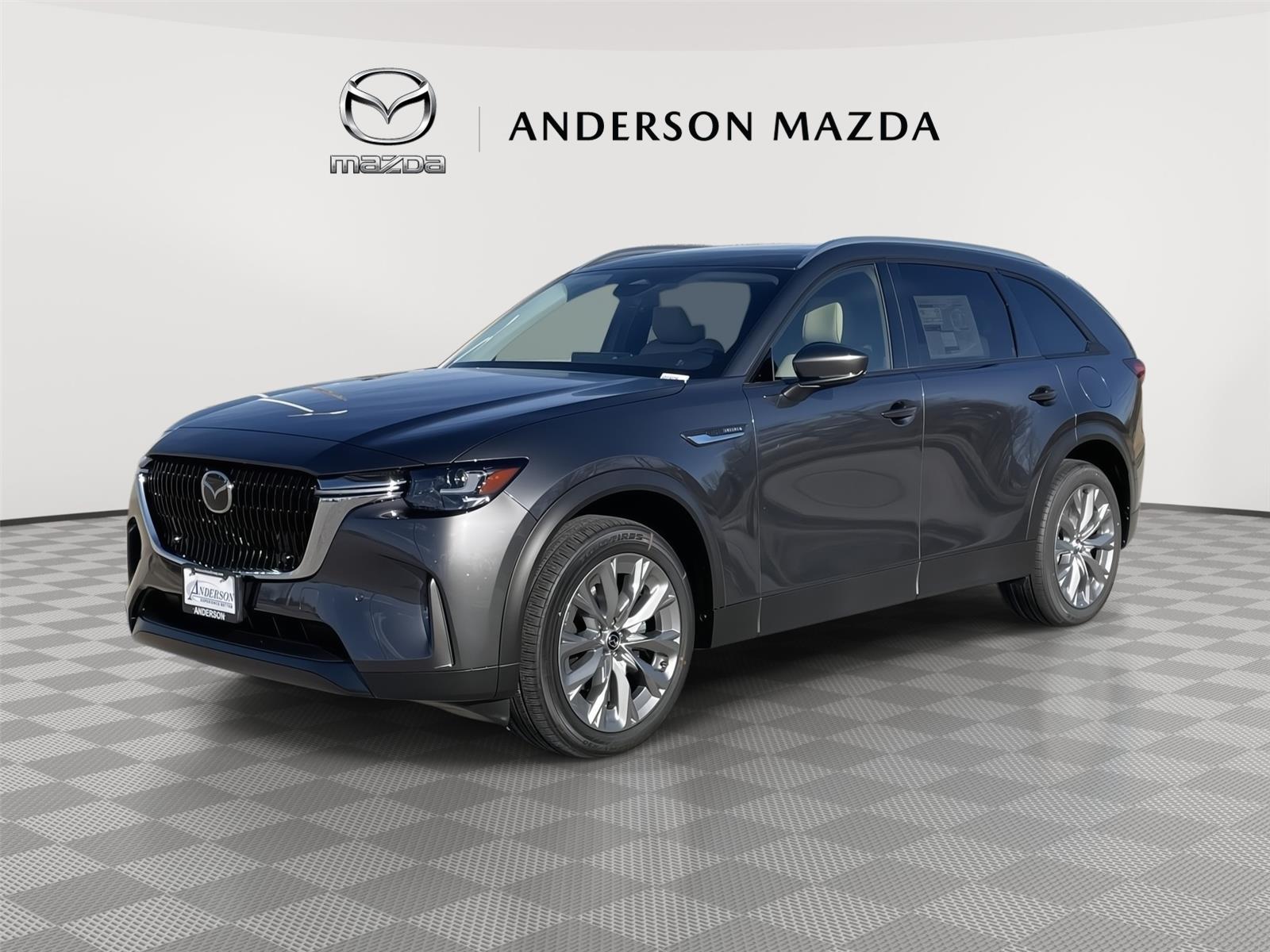Machine Gray Metallic 2026 Mazda CX-90 SUV / Crossover All-Wheel Drive Automatic